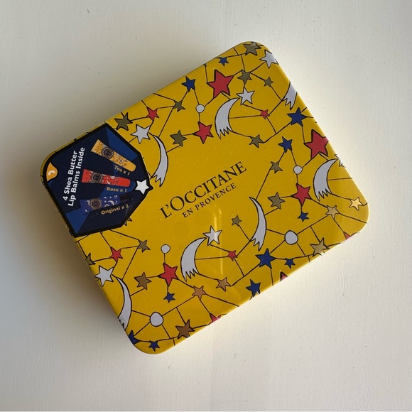 L'OCCITANE Other - *SOLD* NIB L’OCCITANE en Provence Lip Balm Quartet Lip Set with Tin Gift Box